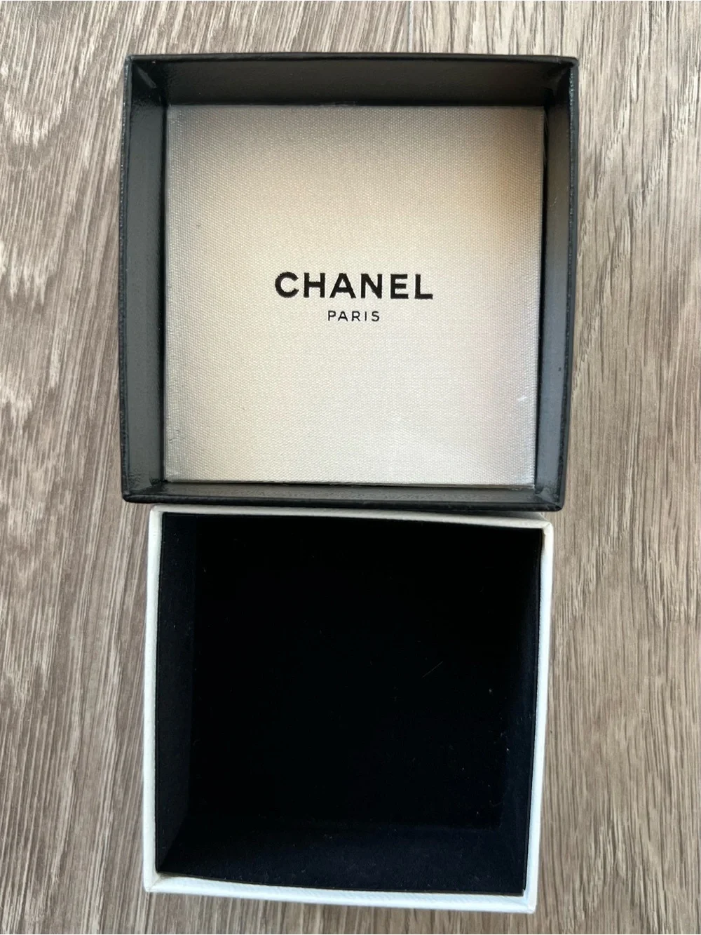 CHANEL velvet satin